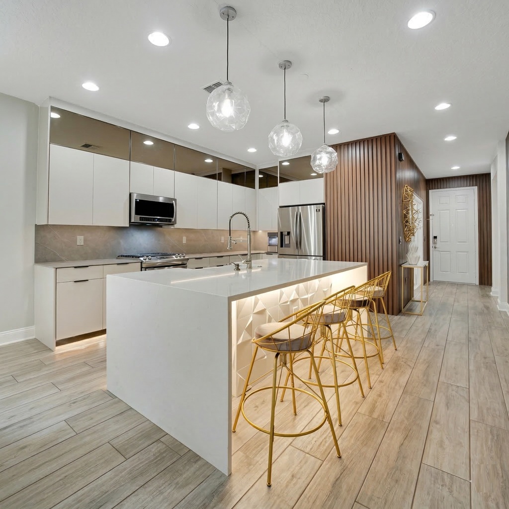 Cocina de lujo diseñada y fabricada por Idea Kitchen & Bath